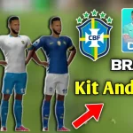cach doi kit brazil dream league soccer 2024 4