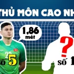 Thủ môn cao nhất đội tuyển Việt Nam
