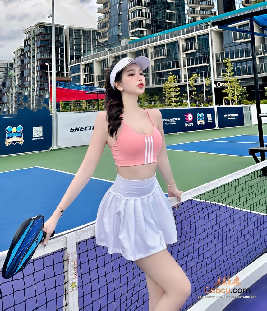 Ảnh girl xinh chơi Pickleball 2