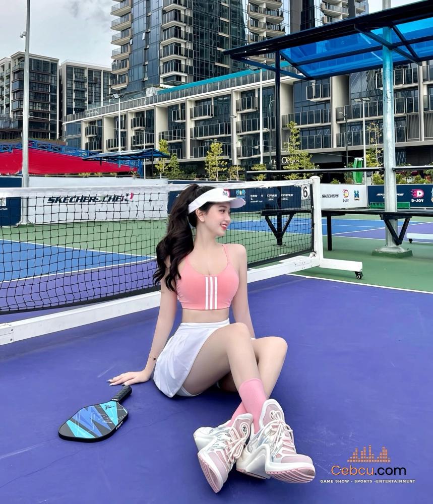 Ảnh girl xinh chơi Pickleball 3