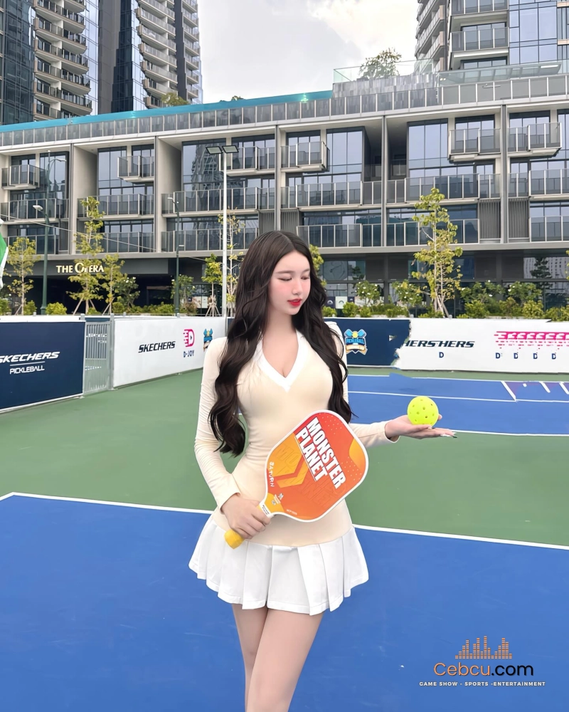 Ảnh gái xinh chơi Pickleball 2